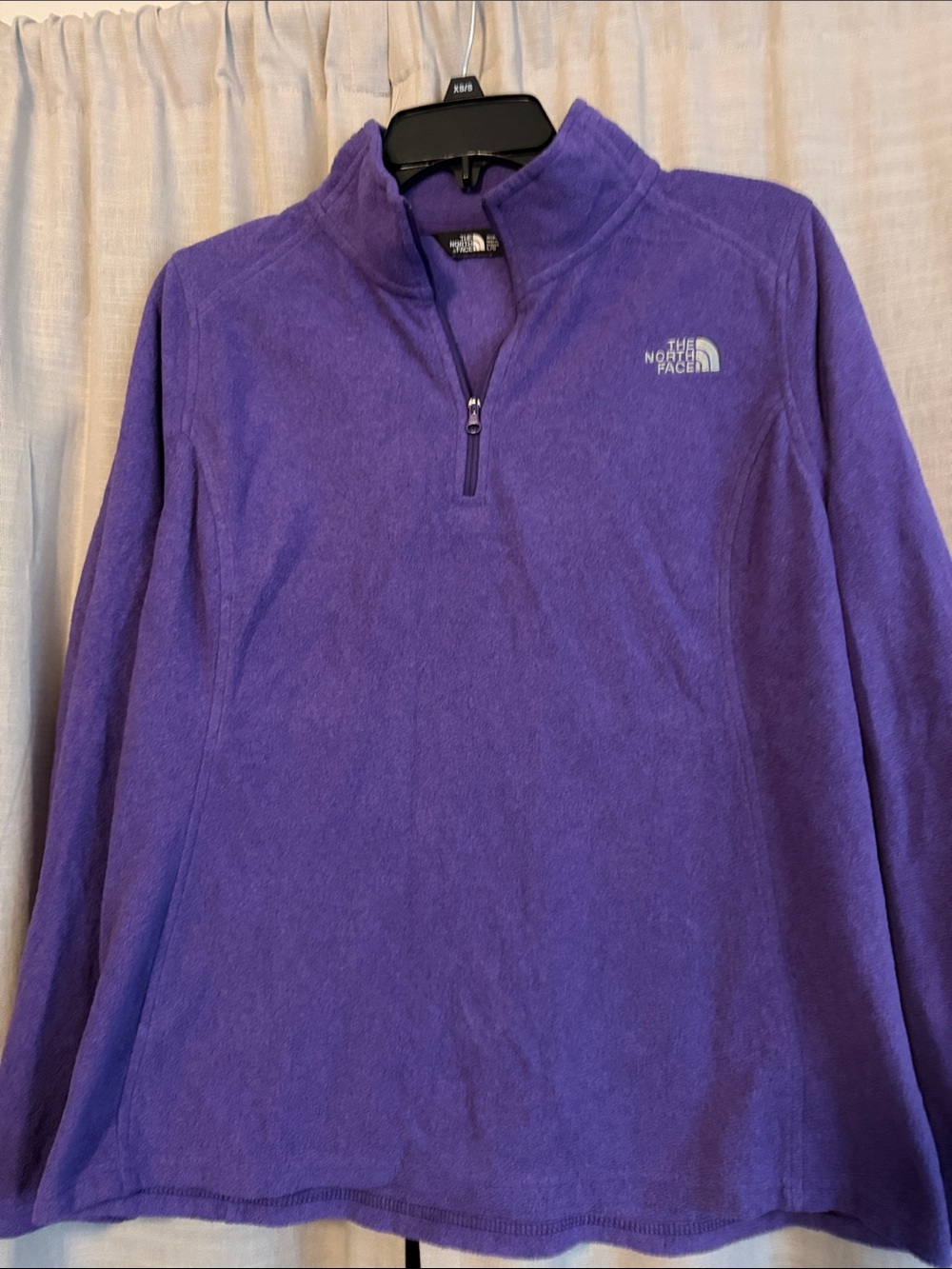 The North Face Purple Half-Zip Fleece Pullover